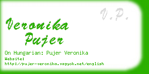 veronika pujer business card